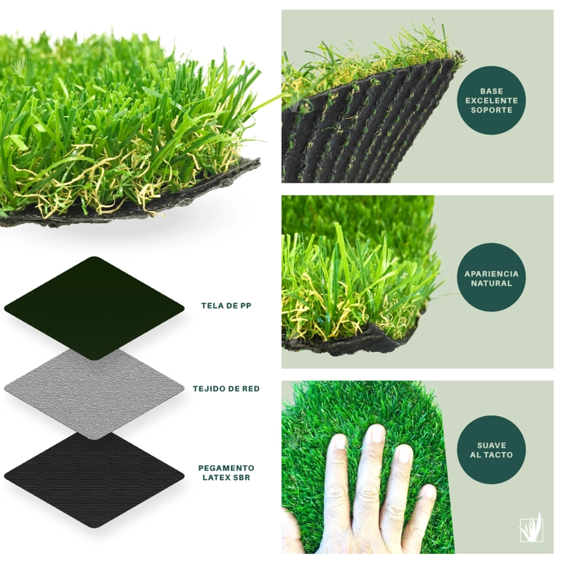 PASTO HOME GRASS SINTÉTICO 30 MILIMETROS ESPESOR 30 MT2 - 4
