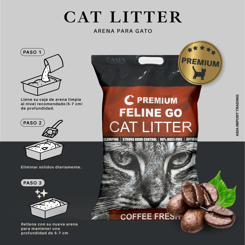 ARENA PARA GATOS PREMIUM AROMA CAFE  16K - 4