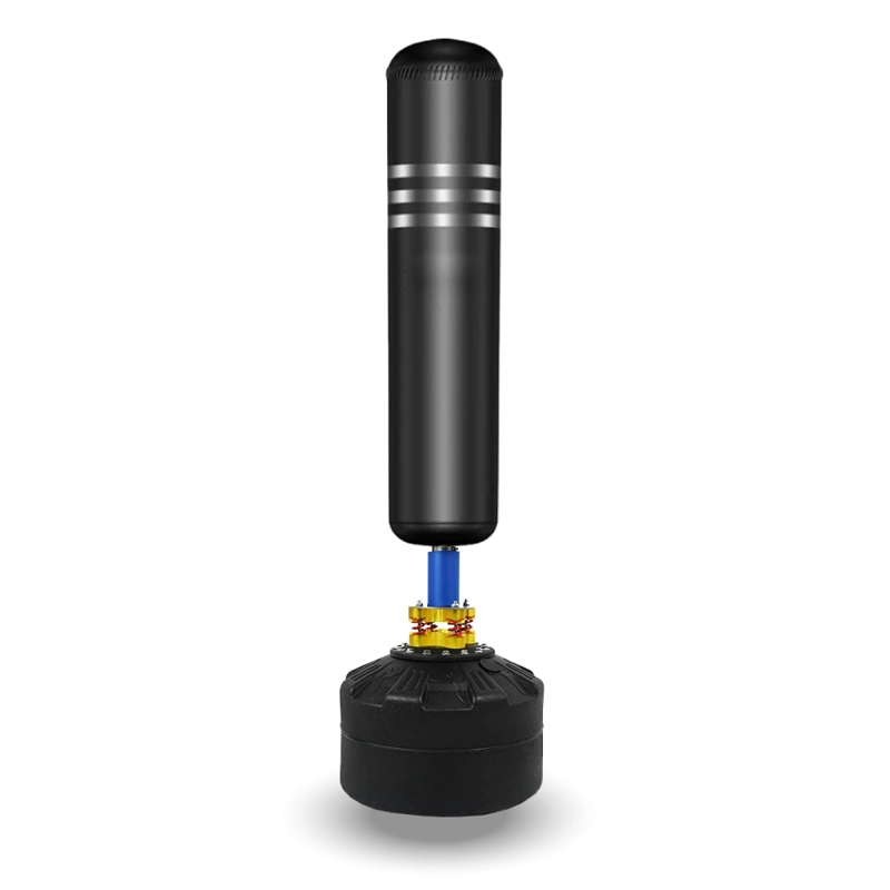 SACO DE BOXEO DE PIE CON BASE ESTABLE Y SISTEMA DE RESORTE 360° - 1