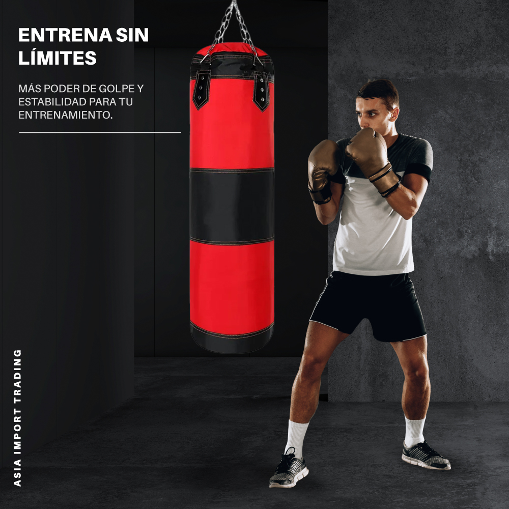SACO DE BOX COLGANTE ROJO 120 CM - 2