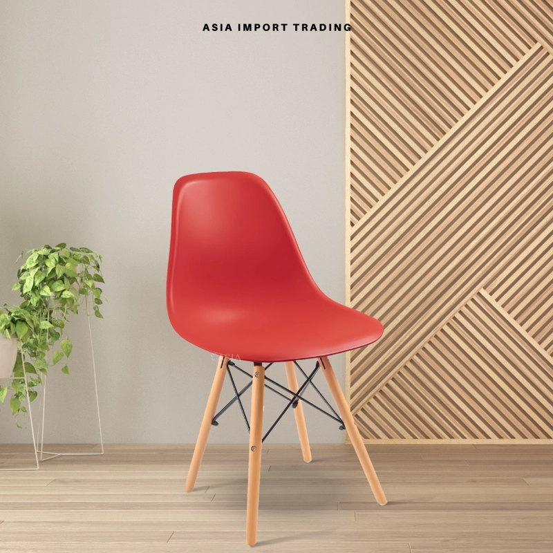 SILLA HOME&DESIGN ESTILO MODERNO ROJA - 2
