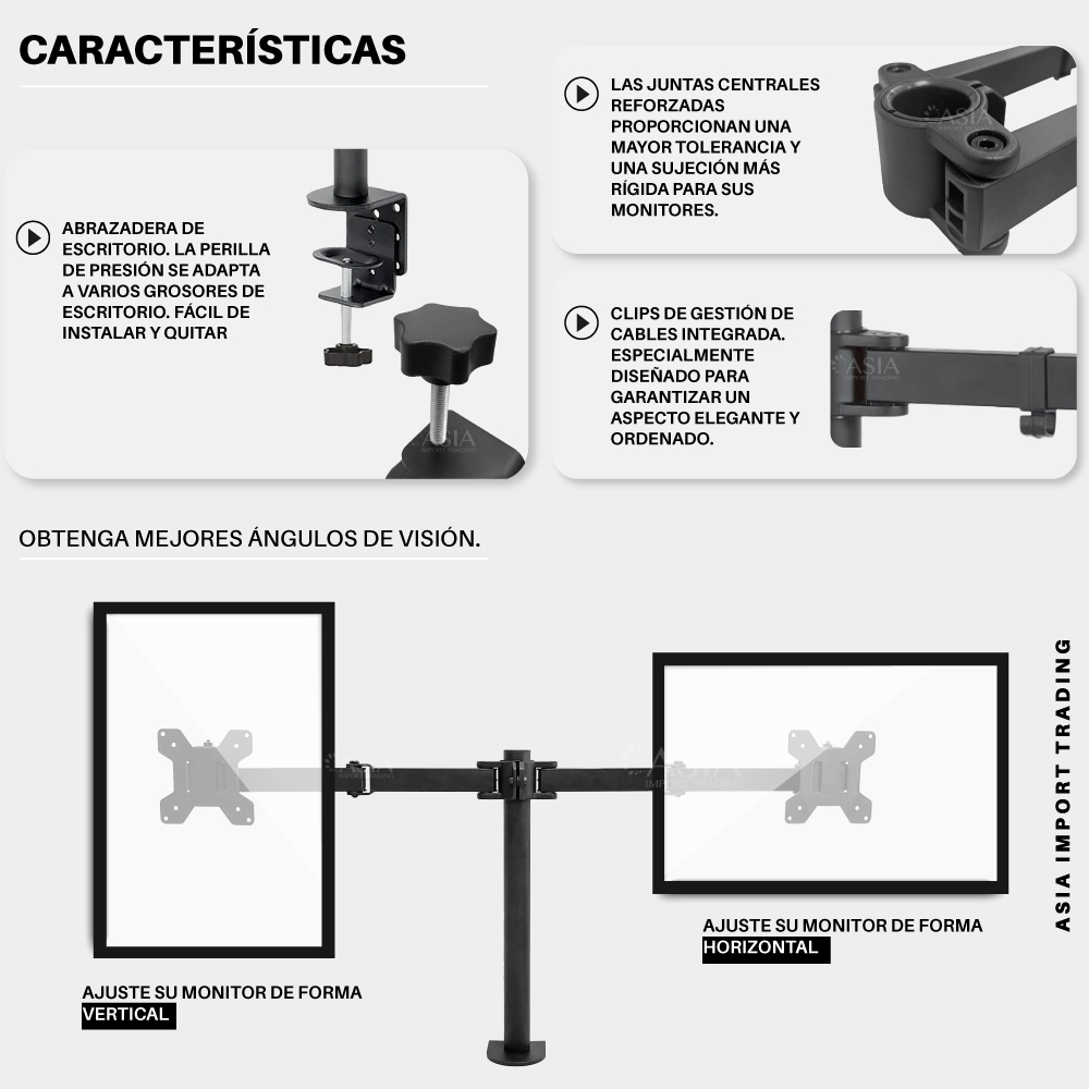 SOPORTE MONITOR DOBLE - 3