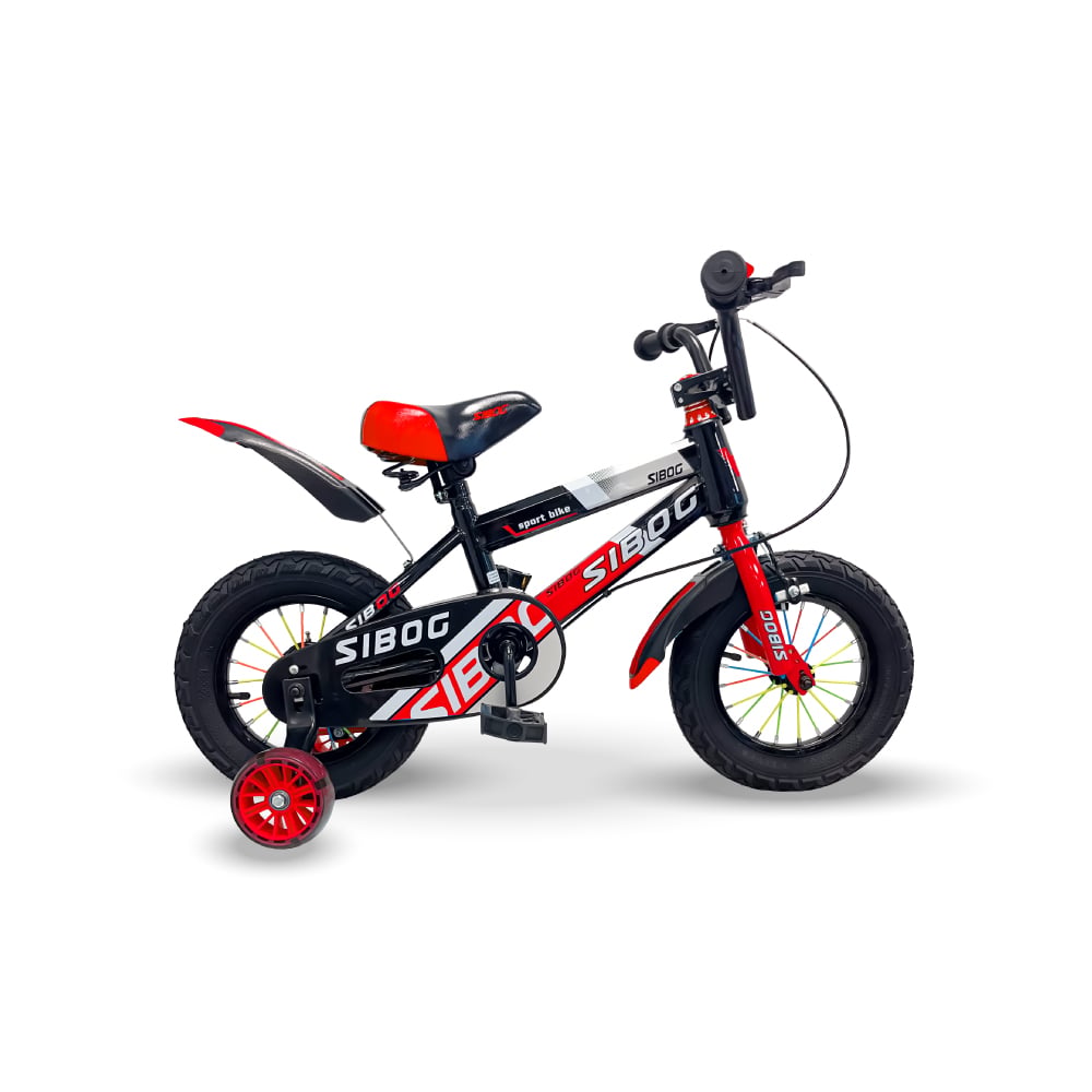 BICICLETA SIBOG ARO 12 INFANTIL ROJA - 1