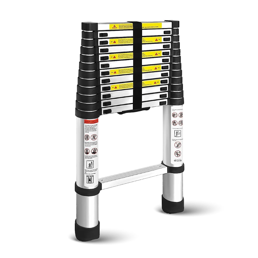 ESCALERA RETRACTIL TELESCOPICA 3.8 MT - 1