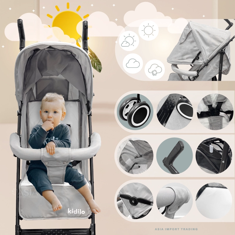 COCHE KIDSTAR PARAGUA GRIS - 3