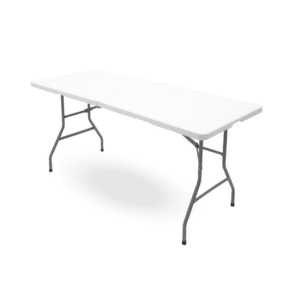 MESA PLEGABLE HOME&DESIGN BLANCA 180CM TIPO MALETA - 1