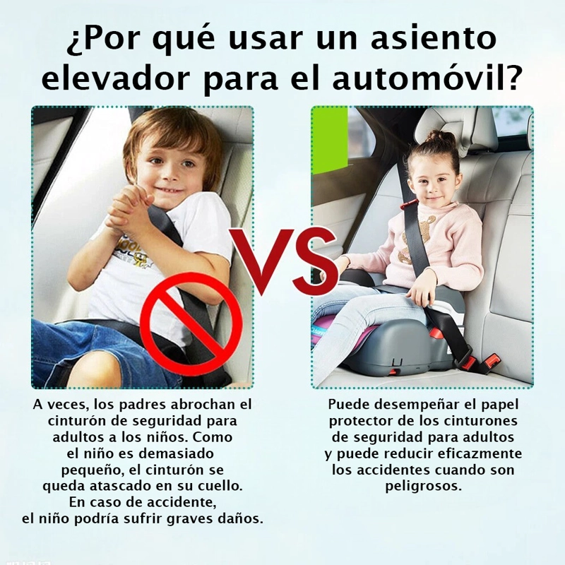 ALZADOR DE AUTO KIDSTAR BOOSTER AZUL CON PORTAVASOS | 22–36 KG (5–12 AÑOS) - 5