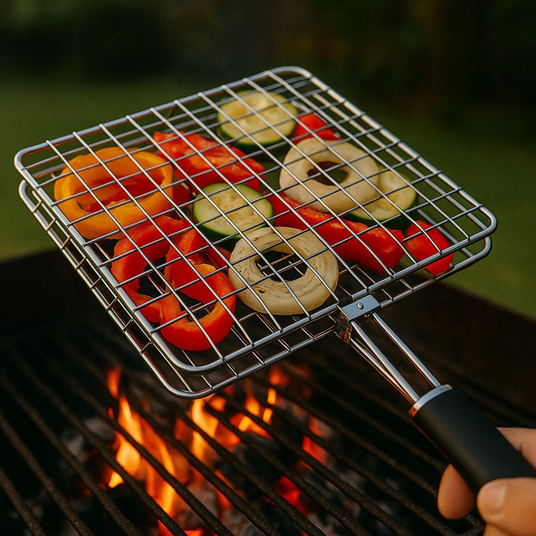 REJILLA PARRILLERA FLIP-GRILL PRO CON MANGO ANTIDESLIZANTE - 7