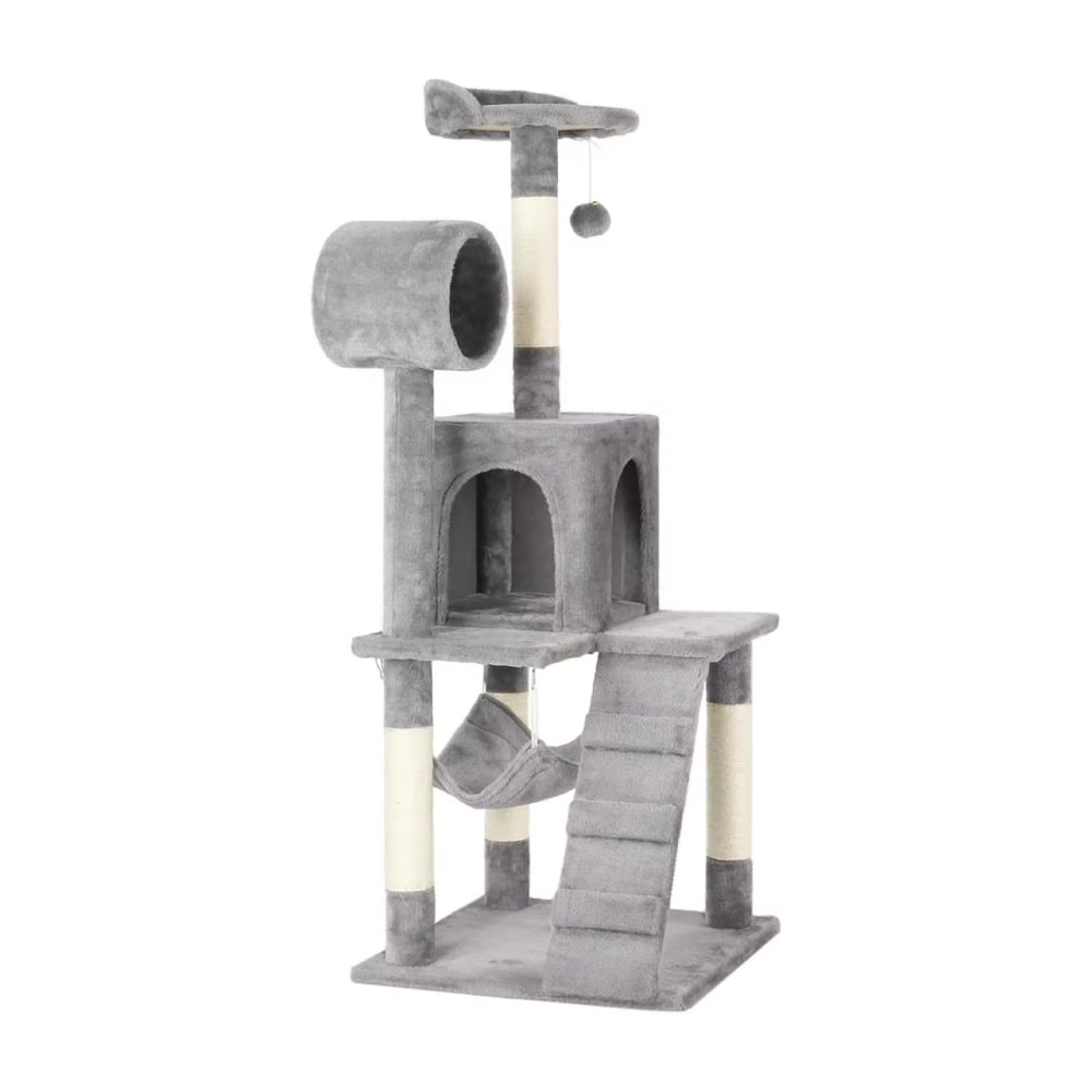 RASCADOR GATOS HOME&DESIGN 3 PISOS 127 CM - 1