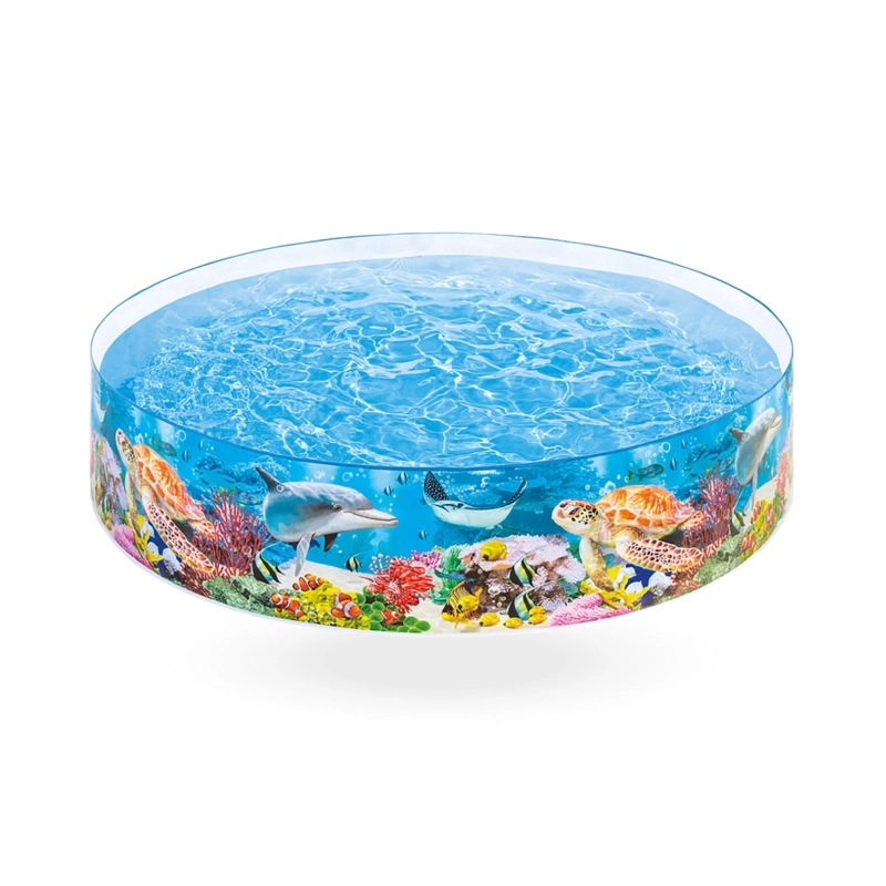 PISCINA INTEX PARA NIÑOS DEEP BLUE SEA SNAPSET 2.44 X 0.46M 2040 LT - 1
