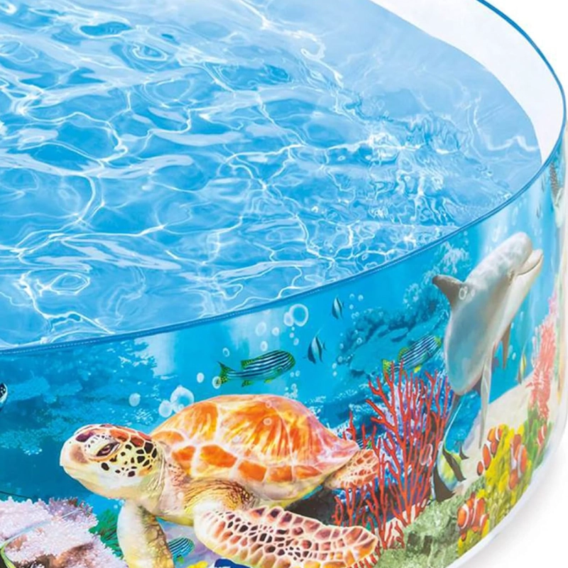 PISCINA INTEX PARA NIÑOS DEEP BLUE SEA SNAPSET 2.44 X 0.46M 2040 LT - 4