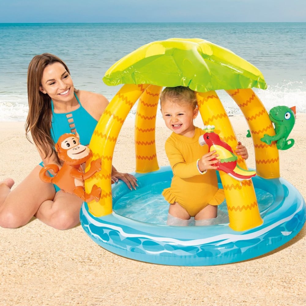 PISCINA INFLABLE INTEX TROPICAL ISLAND CON CUBIERTA 1.02 X 0.86M 45 L - 2