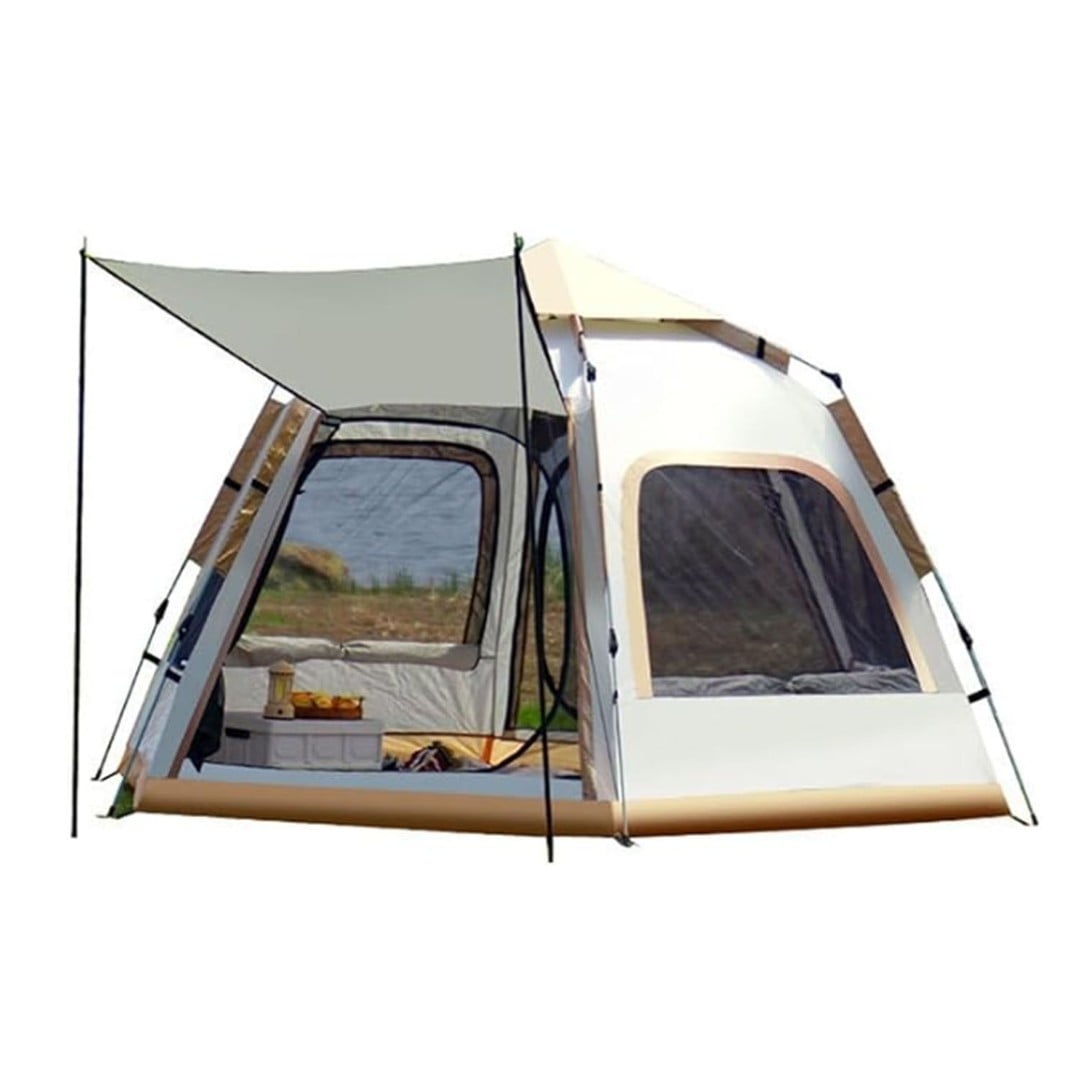CARPA AUTOMATICA 4 PERSONAS 240X240CM DOBLE CAPA CAMPING - 1