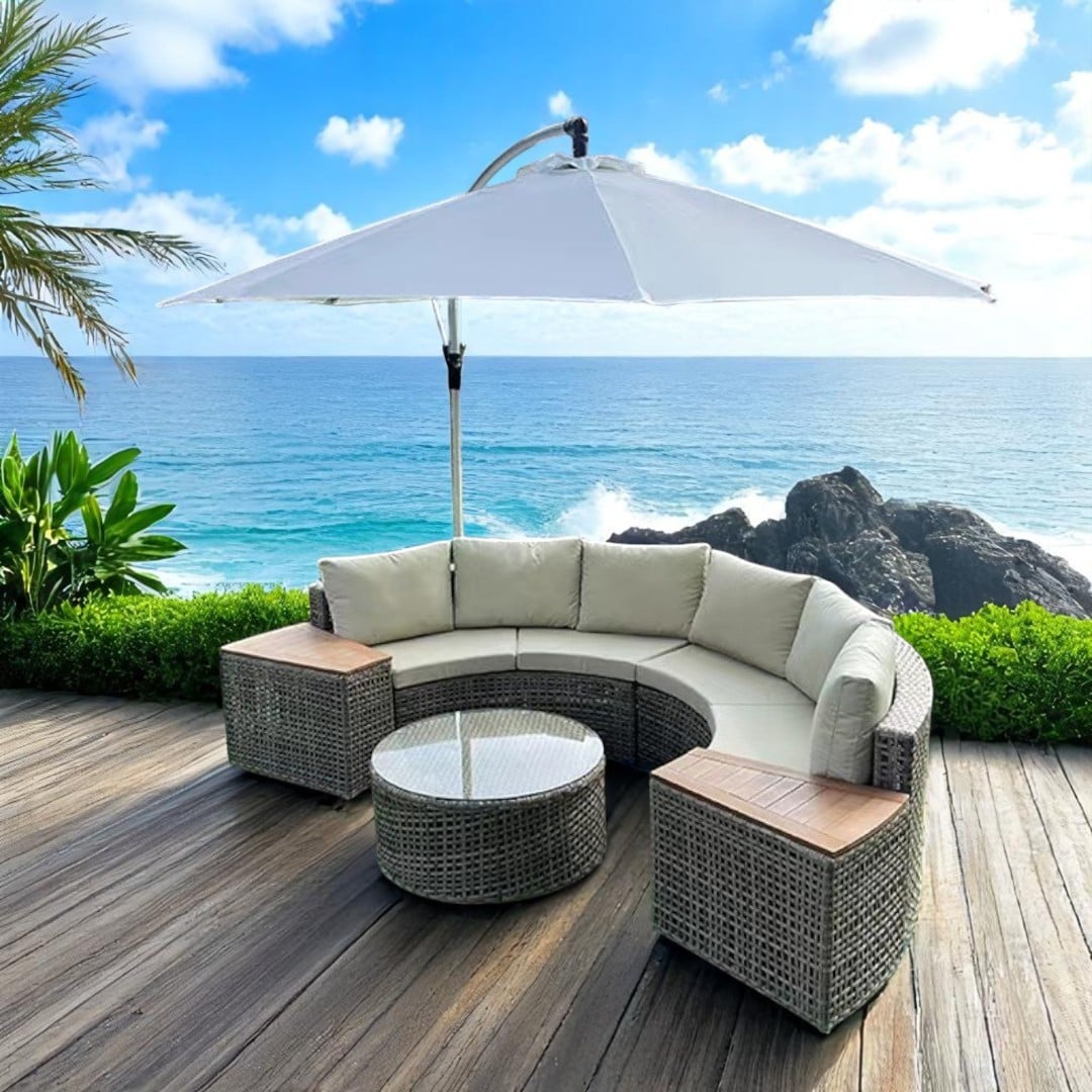 JUEGO DE TERRAZA LOUNGE NATURAL - 2