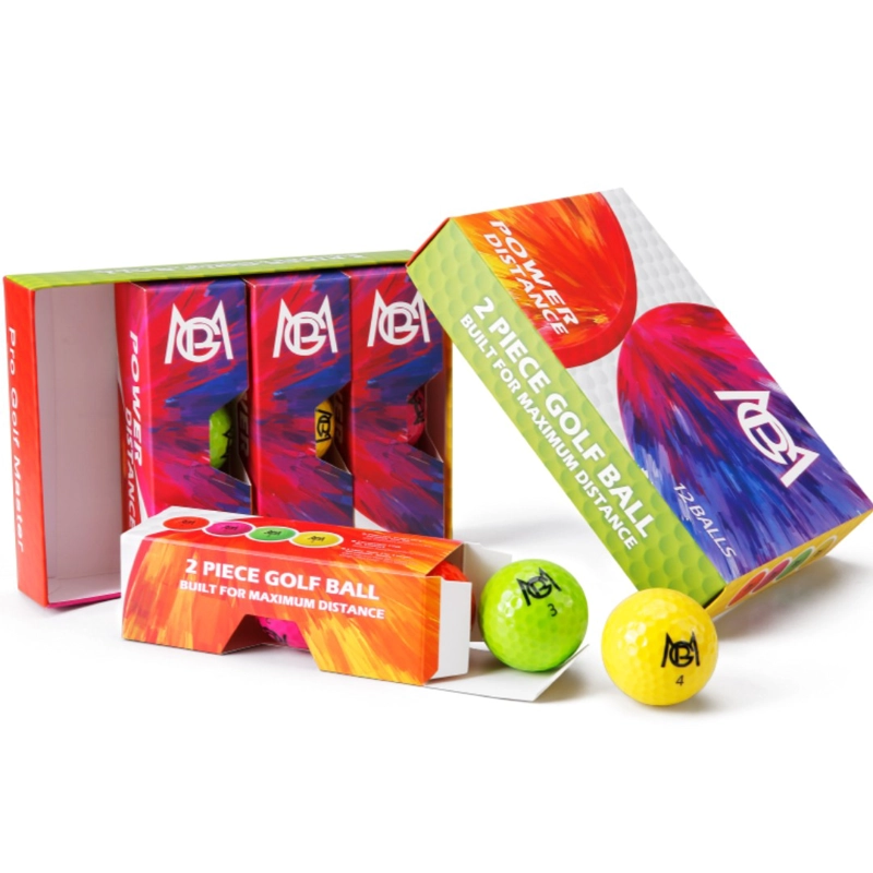 SET DE 12 PELOTAS DE GOLF MULTICOLOR - COLORDRIVE 12 - 3