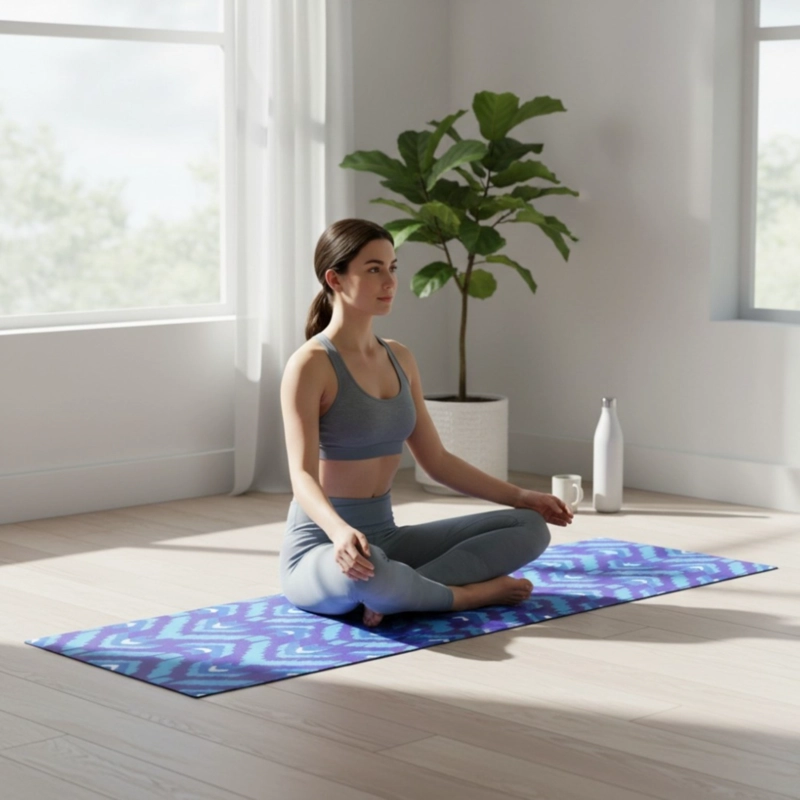 MAT DE YOGA  6 MM TEXTURADO ANTIDESLIZANTE PARA ENTRENAMIENTO DISEÑO 4 - 2