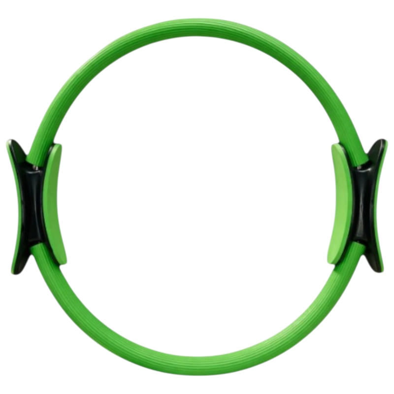 ARO DE PILATES FITNESS PARA TONIFICACION CON AGARRE ERGONOMICO VERDE - 2