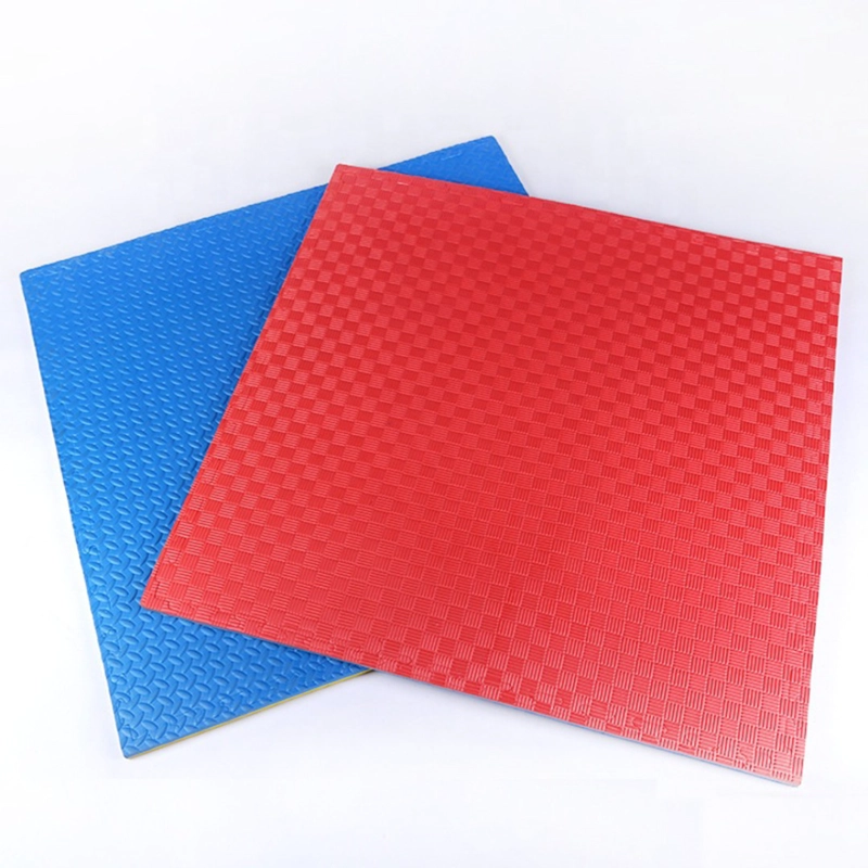 TATAMI EVA REVERSIBLE 1×1 M (40 MM) – ULTRA IMPACTO AZUL/ROJO - 4