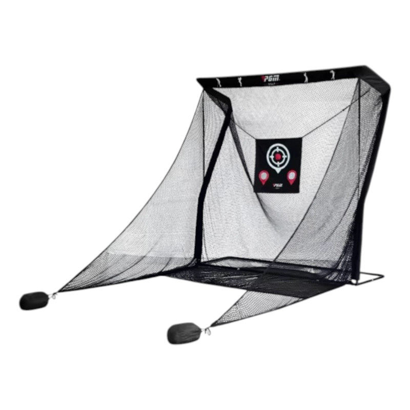 RED DE PRACTICA GOLF PWRFITNESS 2,5 M CON OBJETIVO Y MALLA LATERAL - 1