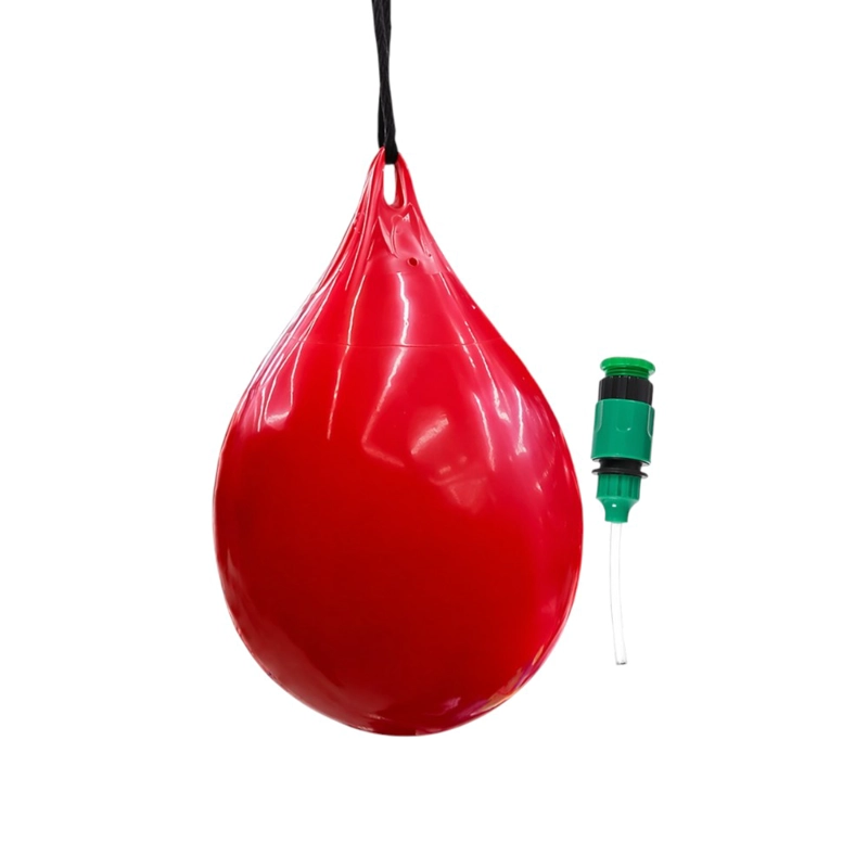 PERA DE BOXEO RELLENABLE CON AGUA ROJA PVC PORTATIL PARA ENTRENAMIENTO - 1