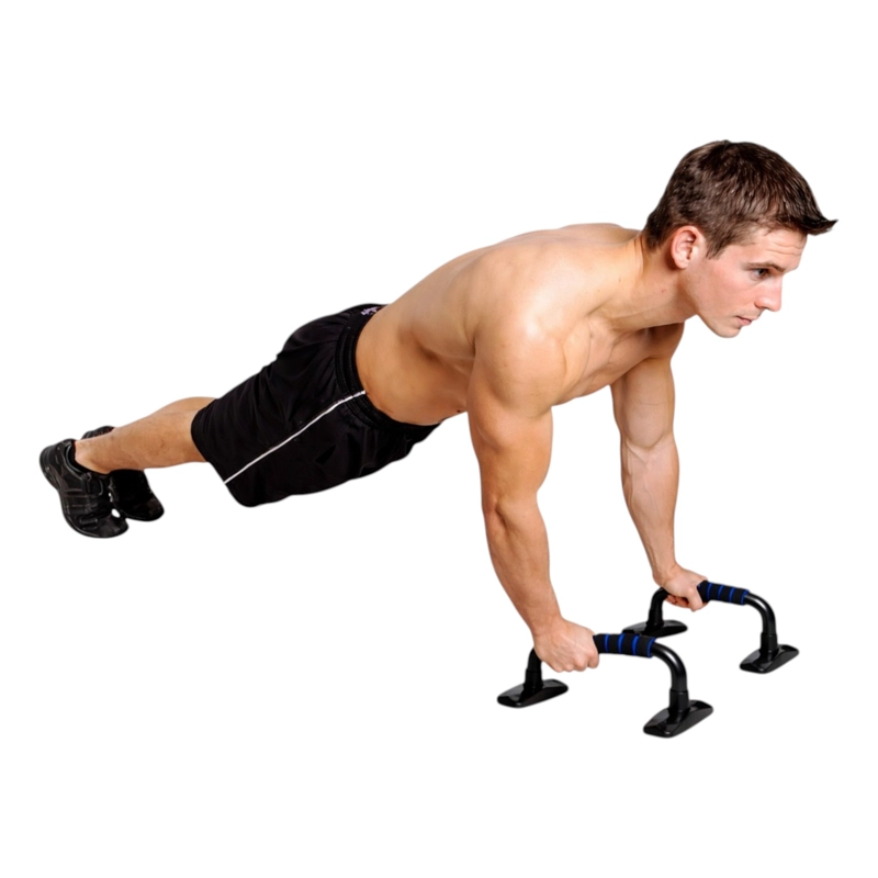 BARRAS PUSH UP PWRFITNESS PARA FLEXIONES CON MANGO ANTIDESLIZANTE - 3