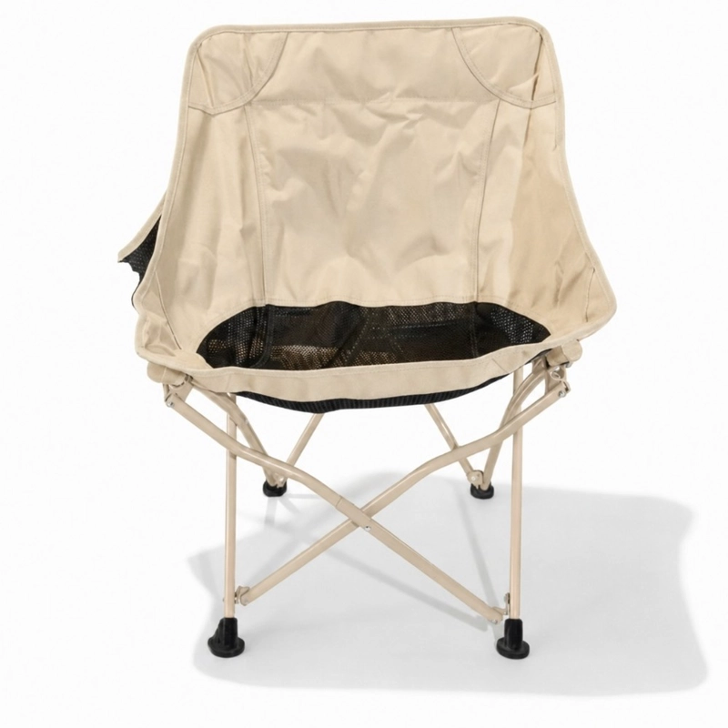SILLA PLEGABLE CAMPING PWRFITNESS BEIGE PARA EXTERIOR CON BOLSO DE TRANSPORTE - 2