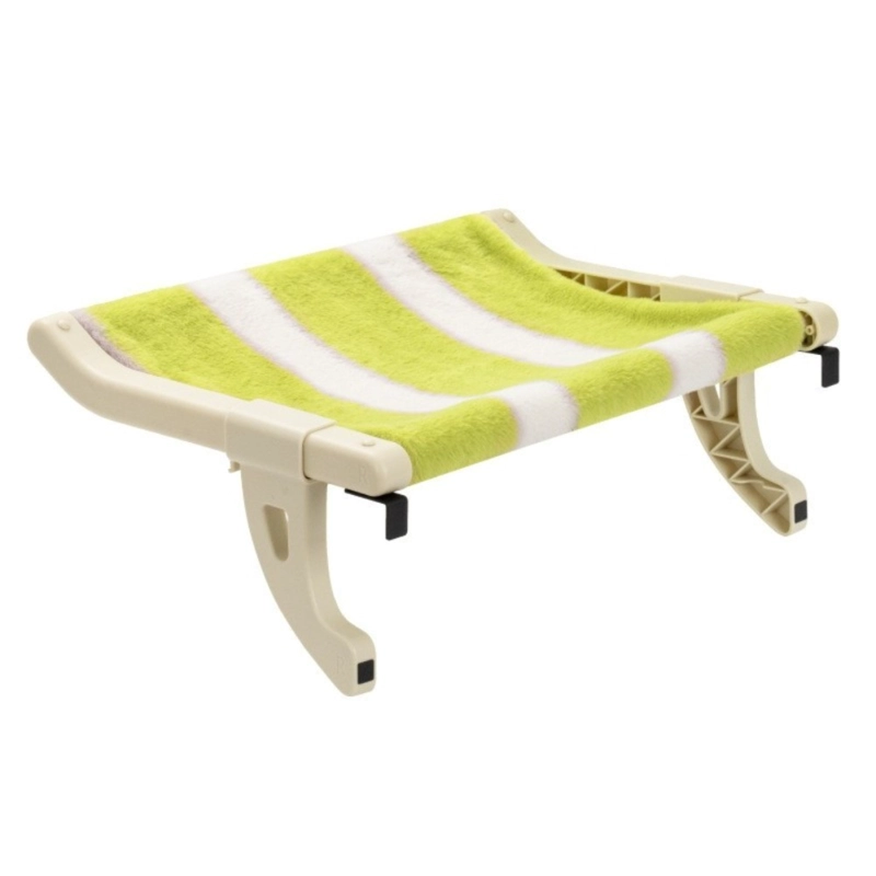 CAMA COLGANTE PARA GATO HOME&DESIGN VERDE AJUSTABLE PARA VENTANA 43X35 CM - 4