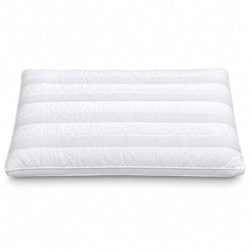 ALMOHADA DECODREAMS BLANCA 70 X 43 CM ALGODON CON FIBRA DE POLIE STER Y SEMILLAS DE CASIA - 1