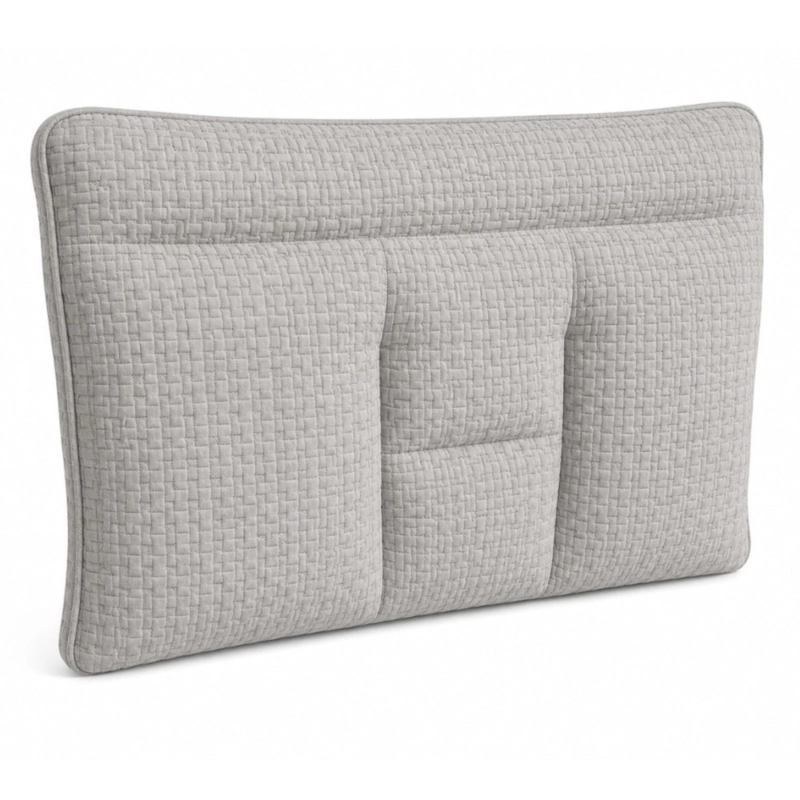 ALMOHADA DECODREAMS GRIS 70X43 CM ACOLCHADA CON RELIEVE TEXTURADO - 1