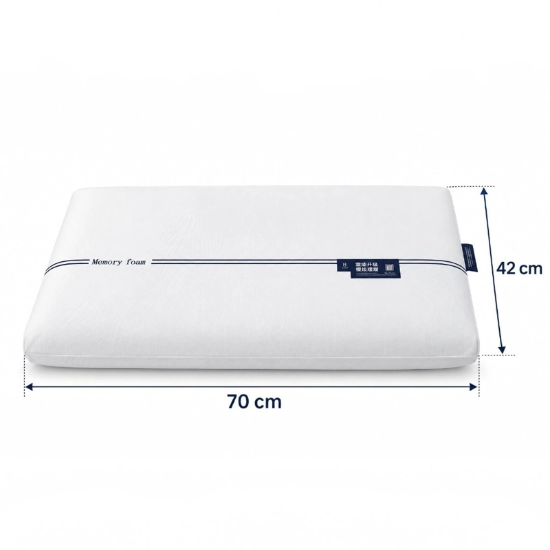 ALMOHADA MEMORY FOAM DECODREAMS BLANCA 70 X 42 CM VISCOELASTICA - 2