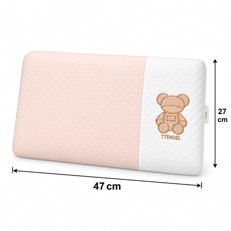 ALMOHADA INFANTIL DECODREAMS BEIGE 47 X 27 CM DISEÑO OSITO - 2