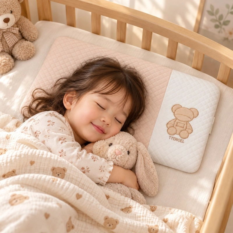 ALMOHADA INFANTIL DECODREAMS BEIGE 47 X 27 CM DISEÑO OSITO - 3