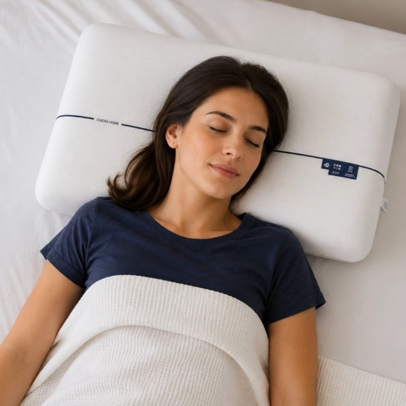 ALMOHADA CERVICAL DECODREAMS BLANCA MEMORY FOAM 70X40 CM - 3