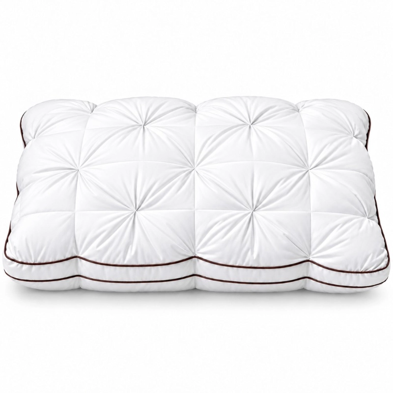ALMOHADA DECODREAMS BLANCA 70X45 CM ACOLCHADA CON RELLENO DE FIBRA - 1