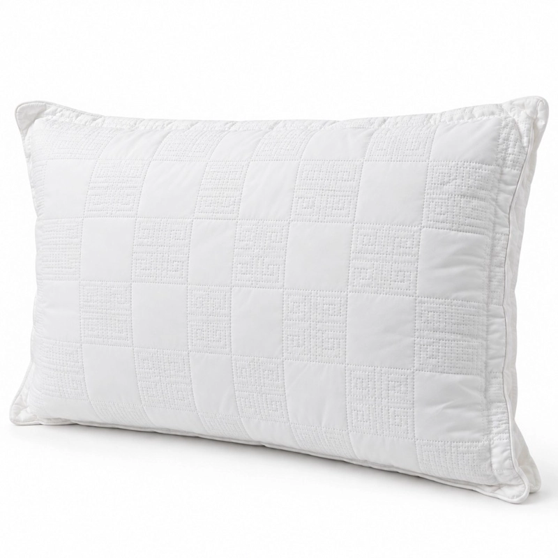 ALMOHADA DECODREAMS BLANCA 70 X 45 CM ACOLCHADA CON BORDE - 1