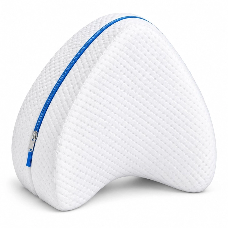 ALMOHADA ORTOPE DICA UNISEX DECODREAMS BLANCO COMFORT MEMORY FOAM PARA PIERNAS Y RODILLAS 23X22CM - 1