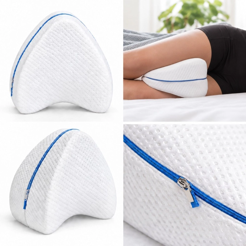 ALMOHADA ORTOPE DICA UNISEX DECODREAMS BLANCO COMFORT MEMORY FOAM PARA PIERNAS Y RODILLAS 23X22CM - 2