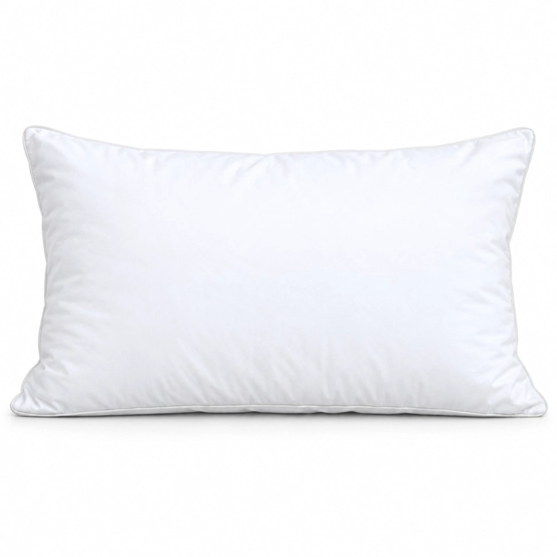 ALMOHADA DECODREAMS BLANCA 70X43 CM RELLENO DE FIBRA DE POLIE STER - 1