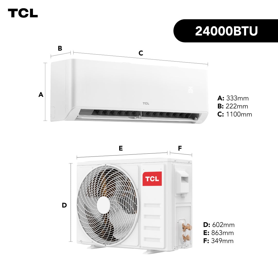 AIRE ACONDICIONADO INVERTER TCL BREEZEIN 24000 BTU WIFI - 7