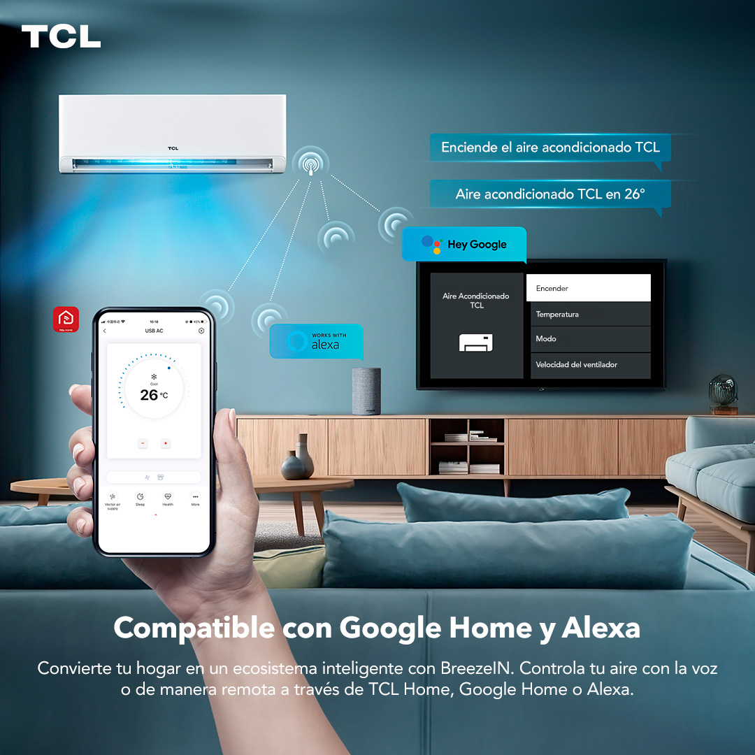 AIRE ACONDICIONADO INVERTER TCL BREEZEIN 18000 BTU WIFI - 9