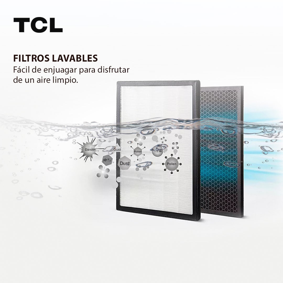 AIRE ACONDICIONADO PORTÁTIL FRÍO TCL 9000 BTU 3 EN 1 - 7