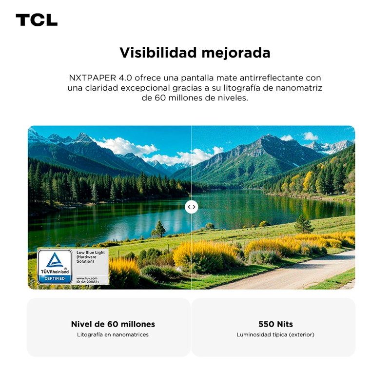 TAB 11 PLUS NXTPAPER 256GB / 8GB OCTA CORE 11.5' 2.2K 120HZ + LAPIZ + COVER - 6
