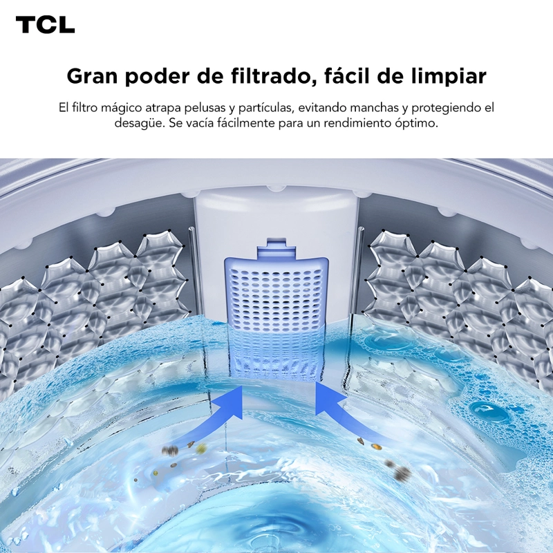 LAVADORA CARGA SUPERIOR TCL 11KG F711TL - 8
