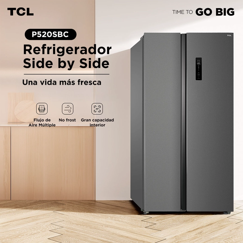 REFRIGERADOR SIDE BY SIDE TCL 488L P520SBS - 6