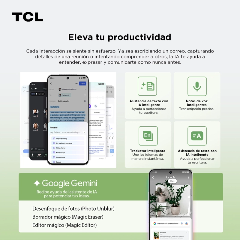 SMARTPHONE TCL 60 NXTPAPER ULTRA 512GB + LAPIZ + FLIP CASE - 9