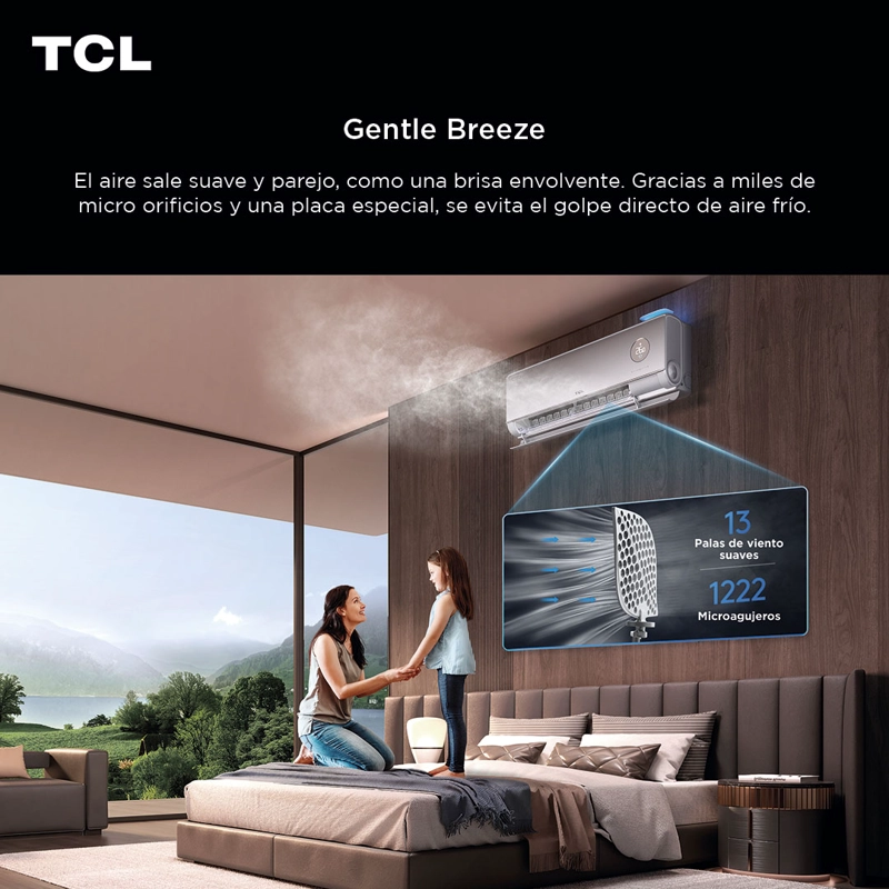 AIRE ACONDICIONADO INVERTER TCL FRESHIN 3.0 12000 BTU WIFI - 5