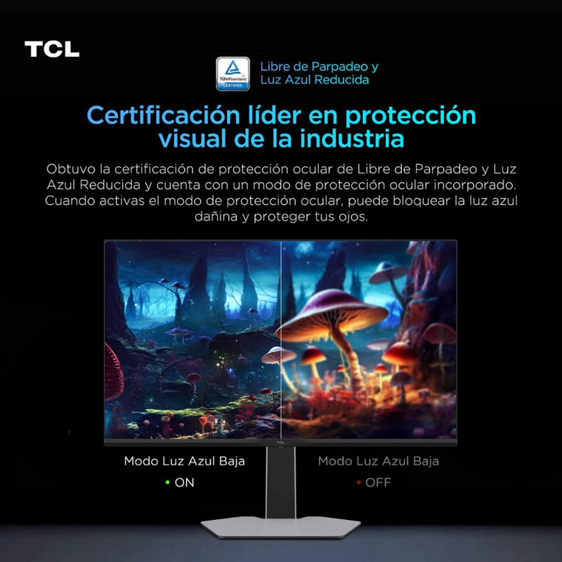 MONITOR GAMER TCL QD-MINI LED 32G64 QHD 180HZ - 8