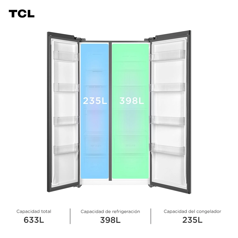 REFRIGERADOR SIDE BY SIDE NO FROST 633L P650SBG - 3