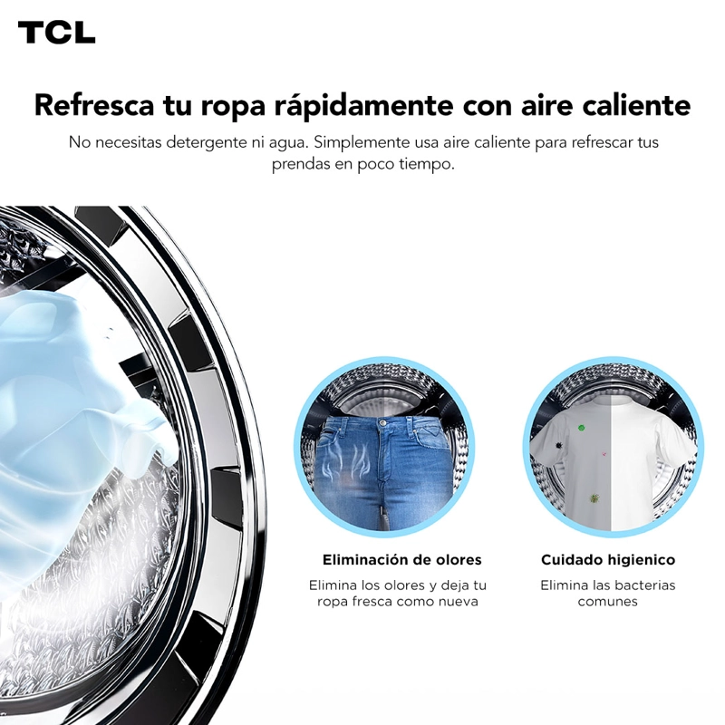 LAVADORA SECADORA FRONTAL TCL 10KG/7KG C2210WDG - 5