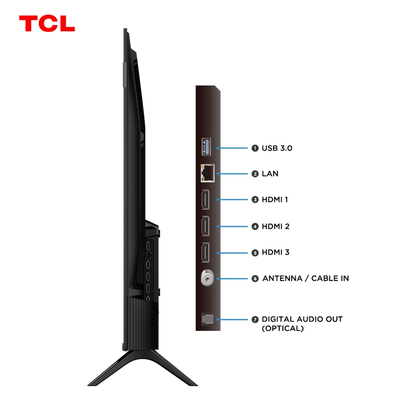 SMART TV TCL ROKU TV 43' QLED FHD S5LR - 6